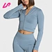 crop zip jacket